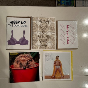 Friendship ‎ Greeting Cards / Blank / Encouragement (Bundle of 5 cards) (new)